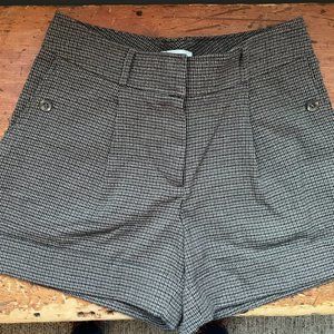 H&M Tweed Cuffed Shorts
